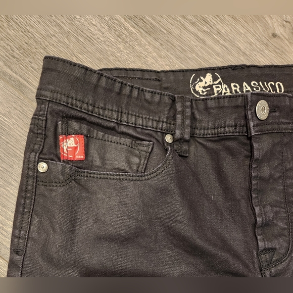 Parasuco Black Jeans Waist 34" Length 34" - Picture 3 of 6